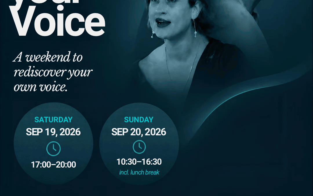 Unleash your Voice · Singing Workshop Algarve
